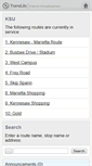Mobile Screenshot of kennesaw.transloc.com