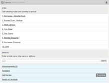 Tablet Screenshot of kennesaw.transloc.com