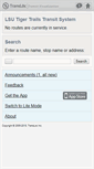 Mobile Screenshot of lsu.transloc.com